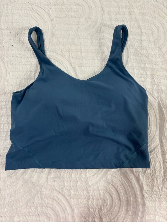 Fundamental Coast Tops - Scoop-Neck Dark Teal Tank Bralette for Women